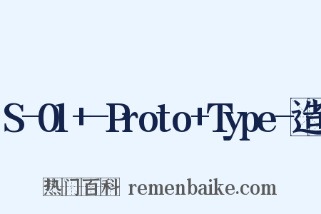 S-01+-Proto+Type-造句是什么意思的图片